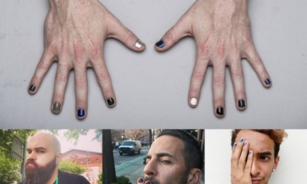 Теперь мужчины ходят с маникюром: в социальных появился новый тренд – мужские руки с накрашенными ногтями