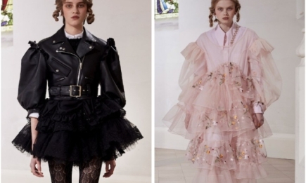 Кружевные платья и куртки-косухи: Simone Rocha представили новую коллекцию (ФОТО)