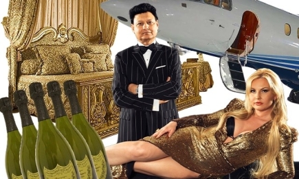 Как это – быть богатым: жизнь Камалии Захур (ванны из шампанского, частные самолеты, гардероб и штат прислуги)