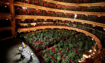 Оперный театр в Барселоне дал концерт для комнатных растений (ВИДЕО+ФОТО)