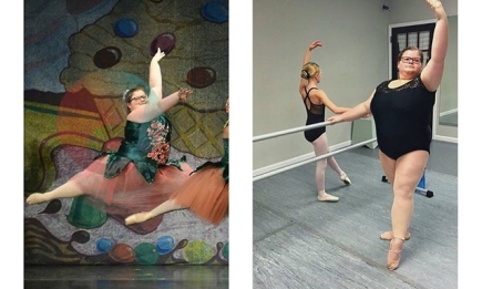 Нестандартная балерина: девушка с лишним весом доказала, что танцевать может каждый