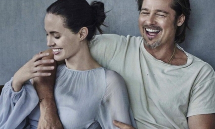 Счастливые и влюбленные: новая фотосессия Джоли и Питта для Vanity Fair