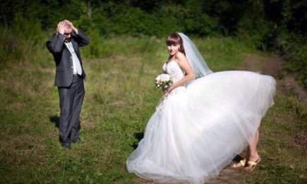 Лучше любой комедии: свадебные снимки, на которых что-то точно пошло не так