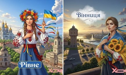 Красивые, сильные, непокоренные: ИИ показал украинские города в образах женщин (ФОТО)