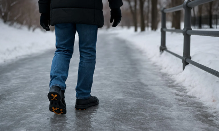 Не псуйте взуття і плитку: чим посипати доріжки, щоб не “танцювати” на льоду