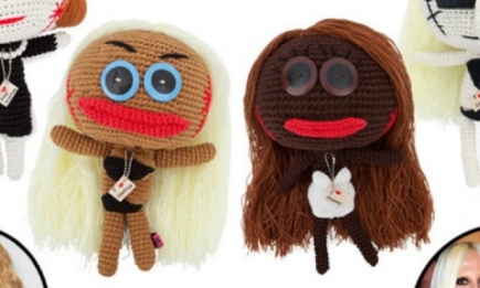Бренд  Mua Mua выпустил вязанные куклы Бейонсе и Леди Гага. Фото