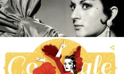 93 года со дня рождения Лолы Флорес: Google посвятил дудл танцовщице фламенко