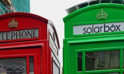 Красные телефонные будки Лондона станут зелеными