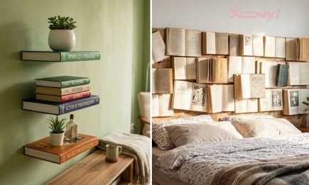 Не выбрасывайте старые книги: 5 гениальных идей, как превратить макулатуру в самый стильный декор