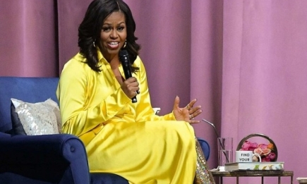 Мишель Обама вышла в свет в сияющих ботфортах от Balenciaga (ФОТО)