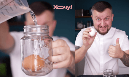 Просто положите вареное яйцо в банку – и оно само вылетит из скорлупы: простая хитрость (ВИДЕО)