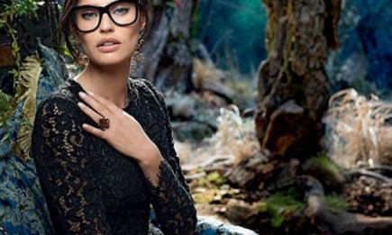 Бьянка Балти в промокампании очков Dolce &amp; Gabbana осень 2014