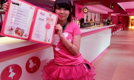 На Тайвани открылось Barbie Cafe