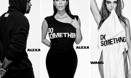 Ким Кардашьян, Кара Делевинь, Канье Уэст и другие звезды поддержали  благотворительный проект Alexander Wang