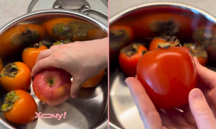 Как сделать из "дубовой" хурмы нежный и сладкий фрукт: хитрый трюк (ВИДЕО)
