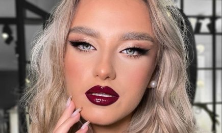 Вечная классика: изысканные идеи бордового макияжа на осень 2025 года (ФОТО)