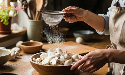 Все дело в муке: простой лайфхак для тех, кто устал чистить грибы часами