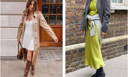 Тренд весны 2023: как стильно носить платье с сапогами (ФОТО)