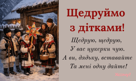 Щедруем с детьми 3 — 4 лет: красивые обрядовые песни на украинском (ВИДЕО)