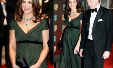 Кейт Миддлтон и принц Уильям на BAFTA-2018: герцогиня проигнорировала дресс-код в пользу королевских традиций