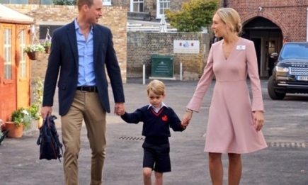 Принц Уильям отвел принца Джорджа в школу один: Кейт Миддлтон продолжает страдать от токсикоза