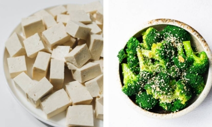 Рецепт вкусного постного блюда: брокколи с тофу