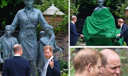 Принцы Уильям и Гарри открыли памятник принцессе Диане по случаю ее 60-летия