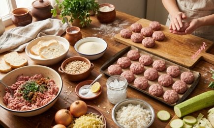Манная крупа, овсянка, рис, кабачки, сухари и не только: что добавляют в фарш, чтобы получилось больше котлет