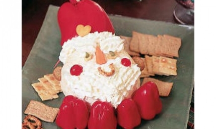 Новогоднее меню: сырная закуска "Санта"