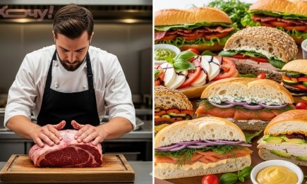 "Помассируйте" мясо и сохраните хрусткость бутербродов: 2 крутых кулинарных трюка