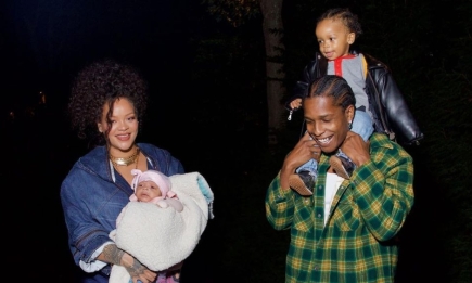 Рианна и A$AP Rocky впервые показали новорожденного сына (ФОТО)