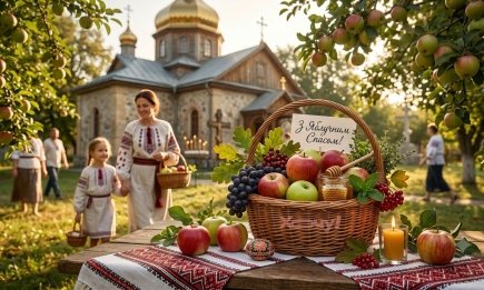 З Яблучним Спасом і Преображенням Господнім 2026: душевні привітання, вірші та світлі картинки для найрідніших