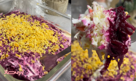 Не ставьте на стол скучную "шубу", приготовьте "крабовую": салат сразу становится изысканным (ВИДЕО)