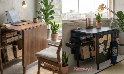 Найдется практически в каждой квартире: 5 удивительных переработок для старого советского стола (ФОТО)