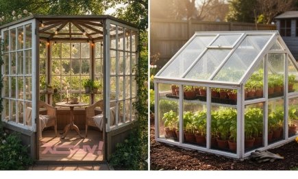 Экономия тысяч гривен: 3 способа превратить старые оконные рамы в полезные предметы для дома и сада