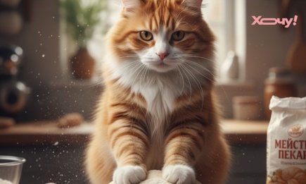 Таких здібностей ви ще не бачили! Пухнастий "кухар" став зіркою мережі, показавши майстер-клас з замішування тіста (ВІДЕО)