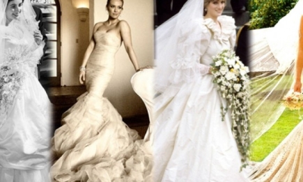 Самые красивые свадебные платья знаменитостей