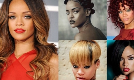 Как менялись волосы Рианны: эволюция причесок с 2006 по 2016