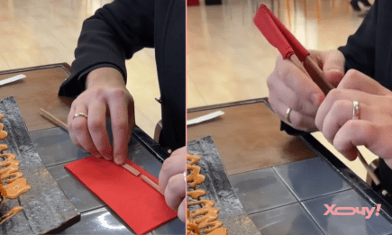 Знадобиться лише серветка: як зробити навчальні палички для суші (ВІДЕО)