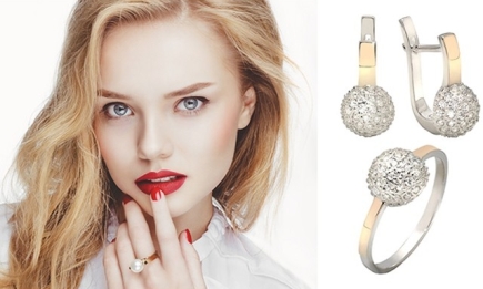 Ювелирные украшения из серебра с золотом –  актуальная тенденция мировой ювелирной моды