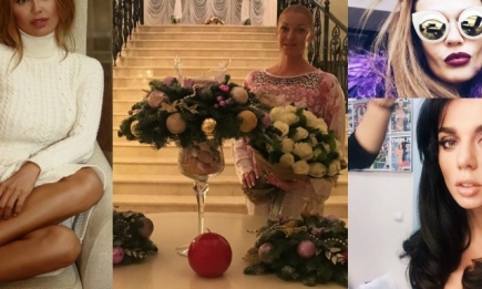 Чем занимались звезды на прошлой неделе: новогодний декор Волочковой и новая прическа Седоковой