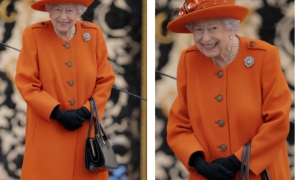 Королева Елизавета II покорила поклонников образом в ярком пальто (ФОТО)
