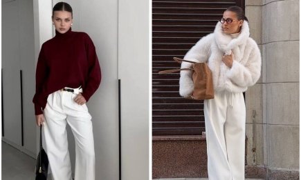 Хто сказав, що білі штани взимку не носять? Стилістка запропонувала модні поєднання (ФОТО)