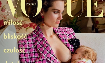 Польский Vogue поместил на обложку кормящую мать (ФОТО)