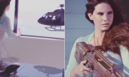Не мешай Лане Дель Рей отдыхать: певица сбила вертолет в своем новом странном клипе