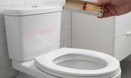 Що буде, якщо кинути в унітаз запалений сірник? Ефект вас здивує!
