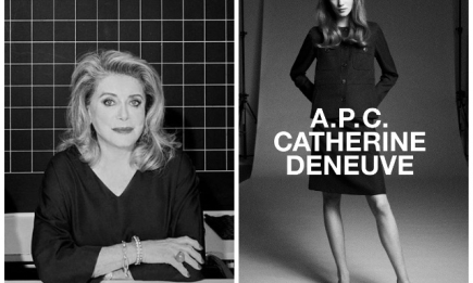 Катрин Денев создала коллекцию одежды для бренда A.P.C. (ФОТО)