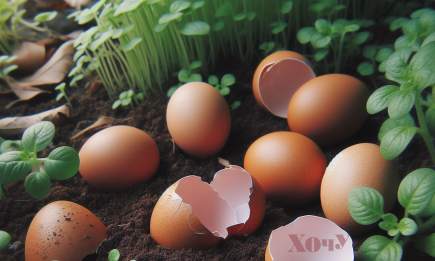 Як зробити з яєчної шкарлупи безкоштовну кальцієву підгодівлю для рослин: ефект від неї просто вражаючий!