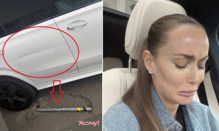 Ксенія Мішина втрапила у ДТП на своєму новому авто за 5 мільйонів (ФОТО)