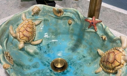 Стекло и мозаика: ультрамодные раковины для ванной комнаты (ФОТО)